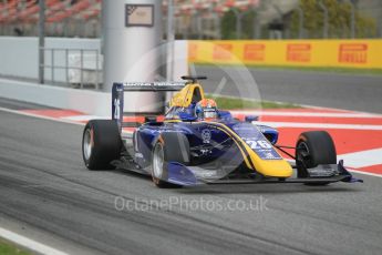 World © Octane Photographic Ltd. DAMS - GP3/16 – Santino Ferrucci. Friday 13th May 2016, GP3 Practice, Circuit de Barcelona Catalunya, Spain. Digital Ref :1540CB1D9165