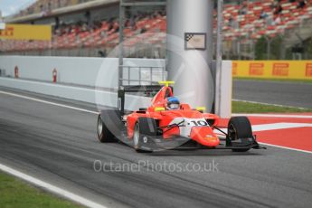 World © Octane Photographic Ltd. Arden International – GP3/16 – Tatiana Calderon. Friday 13th May 2016, GP3 Practice, Circuit de Barcelona Catalunya, Spain. Digital Ref :1540CB1D9178