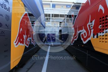 World © Octane Photographic Ltd. Red Bull Racing. Saturday 14th May 2016, F1 Spanish GP Paddock, Circuit de Barcelona Catalunya, Spain. Digital Ref :1544CB1D9212