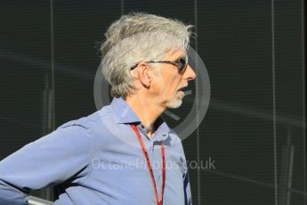 World © Octane Photographic Ltd. Damon Hill. Saturday 14th May 2016, F1 Spanish GP Paddock, Circuit de Barcelona Catalunya, Spain. Digital Ref :1544CB7D7135