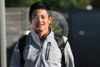 World © Octane Photographic Ltd. Manor Racing MRT05 – Rio Haryanto. Saturday 14th May 2016, F1 Spanish GP Paddock, Circuit de Barcelona Catalunya, Spain. Digital Ref :1544LB1D5773