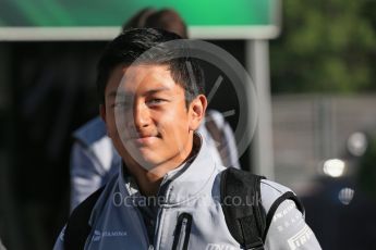 World © Octane Photographic Ltd. Manor Racing MRT05 – Rio Haryanto. Saturday 14th May 2016, F1 Spanish GP Paddock, Circuit de Barcelona Catalunya, Spain. Digital Ref :1544LB1D5781