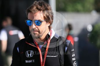 World © Octane Photographic Ltd. McLaren Honda MP4-31 – Fernando Alonso. Saturday 14th May 2016, F1 Spanish GP Paddock, Circuit de Barcelona Catalunya, Spain. Digital Ref :1544LB1D5825