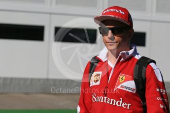 World © Octane Photographic Ltd. Scuderia Ferrari SF16-H – Kimi Raikkonen. Saturday 14th May 2016, F1 Spanish GP Paddock, Circuit de Barcelona Catalunya, Spain. Digital Ref :1544LB1D5958