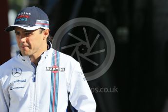 World © Octane Photographic Ltd. Williams Martini Racing, Williams Mercedes FW38 – Felipe Massa. Saturday 14th May 2016, F1 Spanish GP Paddock, Circuit de Barcelona Catalunya, Spain. Digital Ref :1544LB1D6040