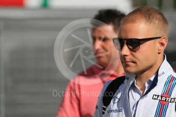 World © Octane Photographic Ltd. Williams Martini Racing, Williams Mercedes FW38 – Valtteri Bottas. Saturday 14th May 2016, F1 Spanish GP Paddock, Circuit de Barcelona Catalunya, Spain. Digital Ref :1544LB1D6052