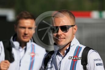 World © Octane Photographic Ltd. Williams Martini Racing, Williams Mercedes FW38 – Valtteri Bottas. Saturday 14th May 2016, F1 Spanish GP Paddock, Circuit de Barcelona Catalunya, Spain. Digital Ref :1544LB1D6057