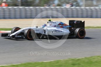 World © Octane Photographic Ltd. Williams Martini Racing, Williams Mercedes FW38 – Valtteri Bottas. Saturday 14th May 2016, F1 Spanish GP Practice 3, Circuit de Barcelona Catalunya, Spain. Digital Ref :