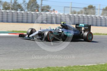 World © Octane Photographic Ltd. Mercedes AMG Petronas W07 Hybrid – Nico Rosberg. Saturday 14th May 2016, F1 Spanish GP Practice 3, Circuit de Barcelona Catalunya, Spain. Digital Ref :
