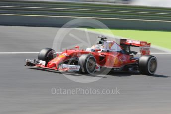 World © Octane Photographic Ltd. Scuderia Ferrari SF16-H – Sebastian Vettel. Saturday 14th May 2016, F1 Spanish GP Practice 3, Circuit de Barcelona Catalunya, Spain. Digital Ref : 1545CB1D9435