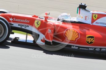 World © Octane Photographic Ltd. Scuderia Ferrari SF16-H – Sebastian Vettel. Saturday 14th May 2016, F1 Spanish GP Practice 3, Circuit de Barcelona Catalunya, Spain. Digital Ref : 1545CB1D9440