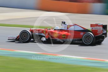 World © Octane Photographic Ltd. Scuderia Ferrari SF16-H – Sebastian Vettel. Saturday 14th May 2016, F1 Spanish GP Practice 3, Circuit de Barcelona Catalunya, Spain. Digital Ref : 1545CB1D9461
