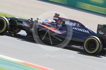 World © Octane Photographic Ltd. McLaren Honda MP4-31 – Fernando Alonso. Saturday 14th May 2016, F1 Spanish GP Practice 3, Circuit de Barcelona Catalunya, Spain. Digital Ref : 1545CB1D9468