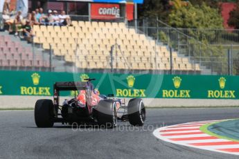 World © Octane Photographic Ltd. Scuderia Toro Rosso STR11 – Daniil Kvyat. Saturday 14th May 2016, F1 Spanish GP Practice 3, Circuit de Barcelona Catalunya, Spain. Digital Ref : 1545CB1D9518