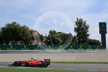World © Octane Photographic Ltd. Scuderia Ferrari SF16-H – Kimi Raikkonen. Saturday 14th May 2016, F1 Spanish GP Practice 3, Circuit de Barcelona Catalunya, Spain. Digital Ref : 1545CB7D7383