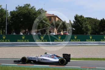 World © Octane Photographic Ltd. Williams Martini Racing, Williams Mercedes FW38 – Valtteri Bottas. Saturday 14th May 2016, F1 Spanish GP Practice 3, Circuit de Barcelona Catalunya, Spain. Digital Ref : 1545CB7D7400