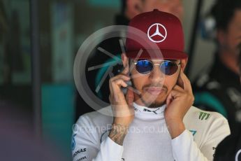 World © Octane Photographic Ltd. Mercedes AMG Petronas W07 Hybrid – Lewis Hamilton. Saturday 14th May 2016, F1 Spanish GP - Practice 3, Circuit de Barcelona Catalunya, Spain. Digital Ref : 1545LB1D6169