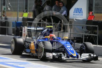 World © Octane Photographic Ltd. Sauber F1 Team C35 – Felipe Nasr. Saturday 14th May 2016, F1 Spanish GP - Practice 3, Circuit de Barcelona Catalunya, Spain. Digital Ref : 1545LB1D6283