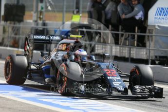 World © Octane Photographic Ltd. McLaren Honda MP4-31 – Jenson Button. Saturday 14th May 2016, F1 Spanish GP - Practice 3, Circuit de Barcelona Catalunya, Spain. Digital Ref : 1545LB1D6288