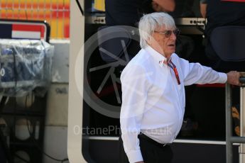 World © Octane Photographic Ltd. Bernie Ecclestone. Saturday 14th May 2016, F1 Spanish GP - Practice 3, Circuit de Barcelona Catalunya, Spain. Digital Ref : 1545LB1D6508