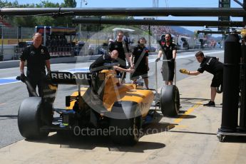 World © Octane Photographic Ltd. Renault Sport F1 Team RS16 – Jolyon Palmer. Saturday 14th May 2016, F1 Spanish GP - Practice 3, Circuit de Barcelona Catalunya, Spain. Digital Ref : 1545LB1D6629