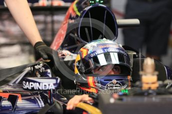 World © Octane Photographic Ltd. Scuderia Toro Rosso STR11 – Carlos Sainz. Saturday 14th May 2016, F1 Spanish GP - Practice 3, Circuit de Barcelona Catalunya, Spain. Digital Ref : 1545LB5D3806