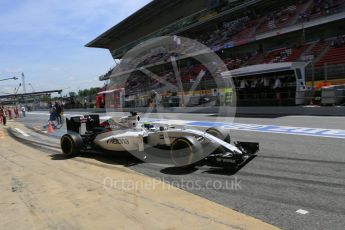 World © Octane Photographic Ltd. Williams Martini Racing, Williams Mercedes FW38 – Felipe Massa. Saturday 14th May 2016, F1 Spanish GP - Practice 3, Circuit de Barcelona Catalunya, Spain. Digital Ref : 1545LB5D3980