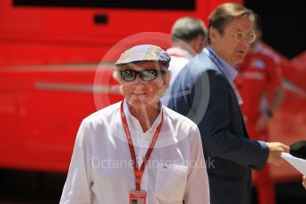 World © Octane Photographic Ltd. Sir Jackie Stewart. Saturday 14th May 2016, F1 Spanish GP - Qualifying, Circuit de Barcelona Catalunya, Spain. Digital Ref : 1546CB1D9632