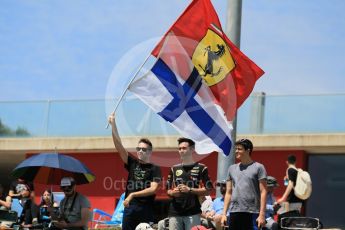 World © Octane Photographic Ltd. Fans. Saturday 14th May 2016, F1 Spanish GP - Qualifying, Circuit de Barcelona Catalunya, Spain. Digital Ref : 1546CB1D9668