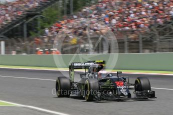 World © Octane Photographic Ltd. McLaren Honda MP4-31 – Jenson Button. Saturday 14th May 2016, F1 Spanish GP - Qualifying, Circuit de Barcelona Catalunya, Spain. Digital Ref : 1546CB1D9809