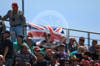 World © Octane Photographic Ltd. Fans. Saturday 14th May 2016, F1 Spanish GP - Qualifying, Circuit de Barcelona Catalunya, Spain. Digital Ref : 1546CB7D7434