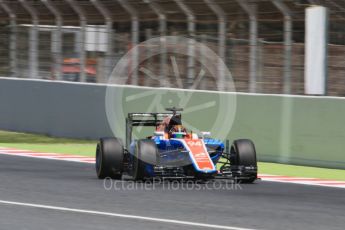 World © Octane Photographic Ltd. Manor Racing MRT05 - Pascal Wehrlein. Saturday 14th May 2016, F1 Spanish GP - Qualifying, Circuit de Barcelona Catalunya, Spain. Digital Ref : 1546CB7D7532