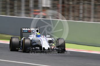 World © Octane Photographic Ltd. Williams Martini Racing, Williams Mercedes FW38 – Felipe Massa. Saturday 14th May 2016, F1 Spanish GP - Qualifying, Circuit de Barcelona Catalunya, Spain. Digital Ref : 1546CB7D7592