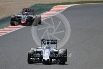 World © Octane Photographic Ltd. Williams Martini Racing, Williams Mercedes FW38 – Felipe Massa. Saturday 14th May 2016, F1 Spanish GP - Qualifying, Circuit de Barcelona Catalunya, Spain. Digital Ref : 1546CB7D7629