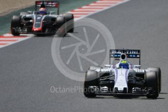 World © Octane Photographic Ltd. Williams Martini Racing, Williams Mercedes FW38 – Felipe Massa. Saturday 14th May 2016, F1 Spanish GP - Qualifying, Circuit de Barcelona Catalunya, Spain. Digital Ref : 1546CB7D7634