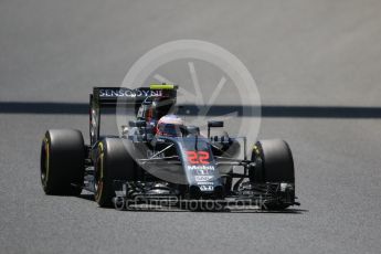 World © Octane Photographic Ltd. McLaren Honda MP4-31 – Jenson Button. Saturday 14th May 2016, F1 Spanish GP - Qualifying, Circuit de Barcelona Catalunya, Spain. Digital Ref : 1546CB7D7704