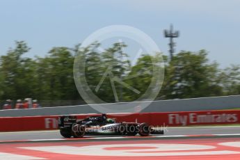 World © Octane Photographic Ltd. Sahara Force India VJM09 - Nico Hulkenberg. Saturday 14th May 2016, F1 Spanish GP - Qualifying, Circuit de Barcelona Catalunya, Spain. Digital Ref : 1546LB1D6774