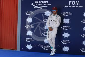 World © Octane Photographic Ltd. Mercedes AMG Petronas W07 Hybrid – Lewis Hamilton. Saturday 14th May 2016, F1 Spanish GP - Qualifying, Circuit de Barcelona Catalunya, Spain. Digital Ref : 1546LB1D7177