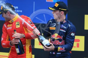 World © Octane Photographic Ltd. Racing Engineering - GP2/11 – Norman Nato and Pierre Gasly. Saturday 14th May 2016, GP2 Race 1, Circuit de Barcelona Catalunya, Spain. Digital Ref :