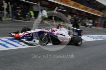 World © Octane Photographic Ltd. Trident – GP3/16 – Antonio Fuoco. Saturday 14th May 2016, GP3 Race 1, Circuit de Barcelona Catalunya, Spain. Digital Ref :