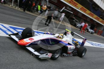 World © Octane Photographic Ltd. Trident – GP3/16 – Artur Janosz. Saturday 14th May 2016, GP3 Race 1, Circuit de Barcelona Catalunya, Spain. Digital Ref :
