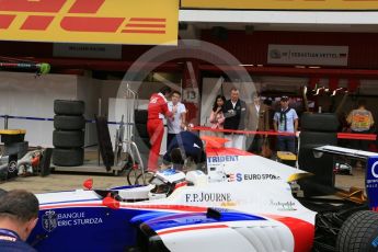 World © Octane Photographic Ltd. Trident – GP3/16 – Giuliano Alesi. Saturday 14th May 2016, GP3 Race 1, Circuit de Barcelona Catalunya, Spain. Digital Ref :