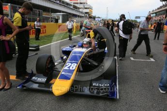 World © Octane Photographic Ltd. DAMS - GP3/16 – Kevin Joerg. Saturday 14th May 2016, GP3 Race 1, Circuit de Barcelona Catalunya, Spain. Digital Ref :