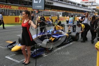 World © Octane Photographic Ltd. DAMS - GP3/16 – Jake Hughes. Saturday 14th May 2016, GP3 Race 1, Circuit de Barcelona Catalunya, Spain. Digital Ref :