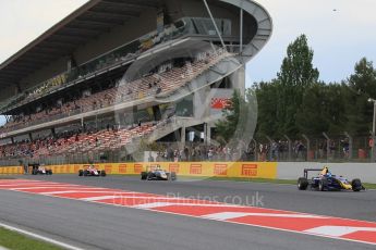 World © Octane Photographic Ltd. DAMS - GP3/16 – Jake Hughes. Saturday 14th May 2016, GP3 Race 1, Circuit de Barcelona Catalunya, Spain. Digital Ref :