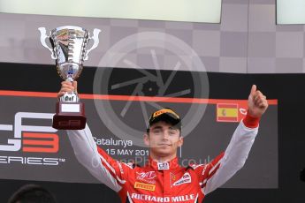World © Octane Photographic Ltd. ART Grand Prix – GP3/16 – Charles Leclerc. Saturday 14th May 2016, GP3 Race 1, Circuit de Barcelona Catalunya, Spain. Digital Ref :