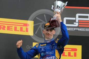 World © Octane Photographic Ltd. DAMS - GP3/16 – Jake Hughes. Saturday 14th May 2016, GP3 Race 1, Circuit de Barcelona Catalunya, Spain. Digital Ref :