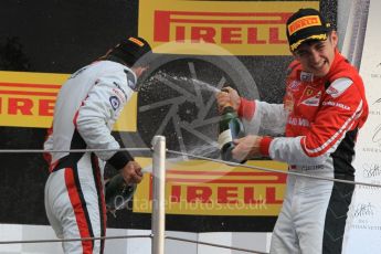 World © Octane Photographic Ltd. ART Grand Prix – GP3/16 – Charles Leclerc and Nirei Fukuzumi. Saturday 14th May 2016, GP3 Race 1, Circuit de Barcelona Catalunya, Spain. Digital Ref :