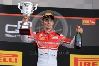 World © Octane Photographic Ltd. ART Grand Prix – GP3/16 – Charles Leclerc. Saturday 14th May 2016, GP3 Race 1, Circuit de Barcelona Catalunya, Spain. Digital Ref :