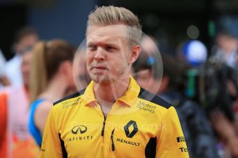 World © Octane Photographic Ltd. Renault Sport F1 Team RS16 - Kevin Magnussen. Sunday 15th May 2016, F1 Spanish GP Drivers’ Parade, Circuit de Barcelona Catalunya, Spain. Digital Ref :
